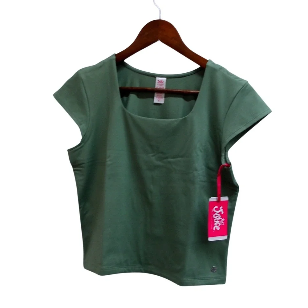 Justice girls green